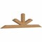 Ekena Millwork Saratoga Timber Gable Bracket, Western Red Cedar, 108"W x 27"H x 5 1/2"D x 5 1/2"F, 6/12 Pitch GBW108X27X0606SAR00SWR - alternate 4